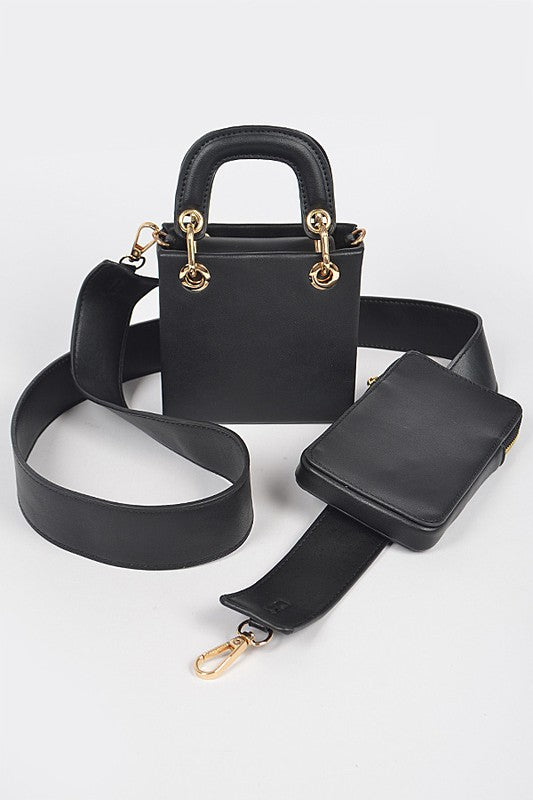 Noir Crossbody Bag Set