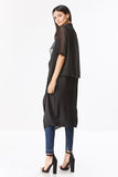 Double Layered Chiffon Coat Top - Callie & Allie