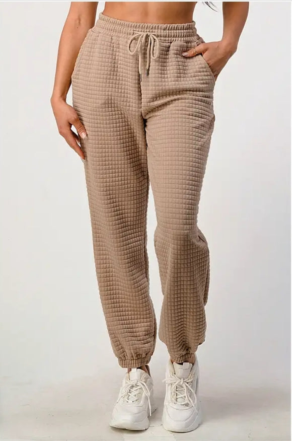 Cozy Waffle Jogger