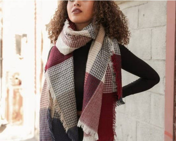 Cozy Plaid Scarf