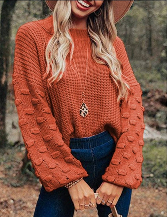 Jacquard Cinnamon Sweater PLUS