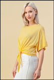 Amalie Tie-Front Tee