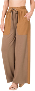 Mocha Wide Leg Pants